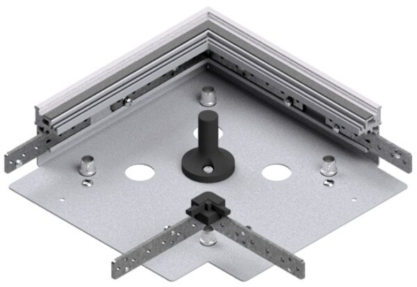 Produktbild UBK 200 601.25 -  Winkel-Verbinder zu Unterflur-Bodenkanal UBK 200, 200x60mm